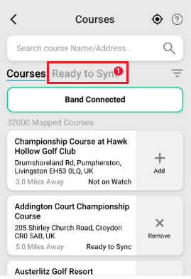 shot scope course list